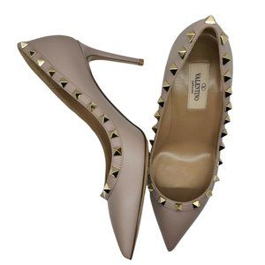 Valentino Rockstud Leather Pumps Retail BNIB Sz 36.5